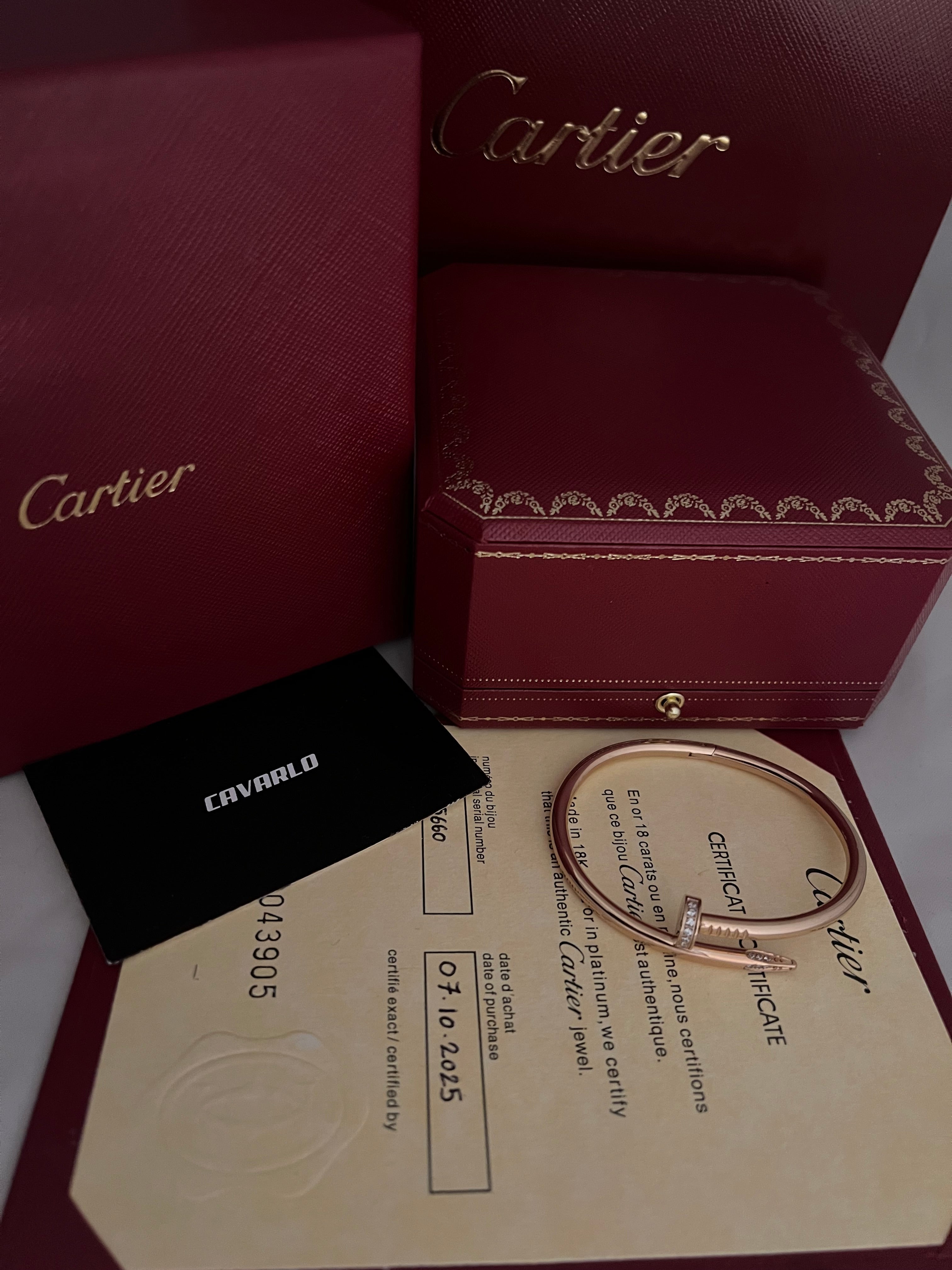 Dimond Nail Bracelet | Rose Gold