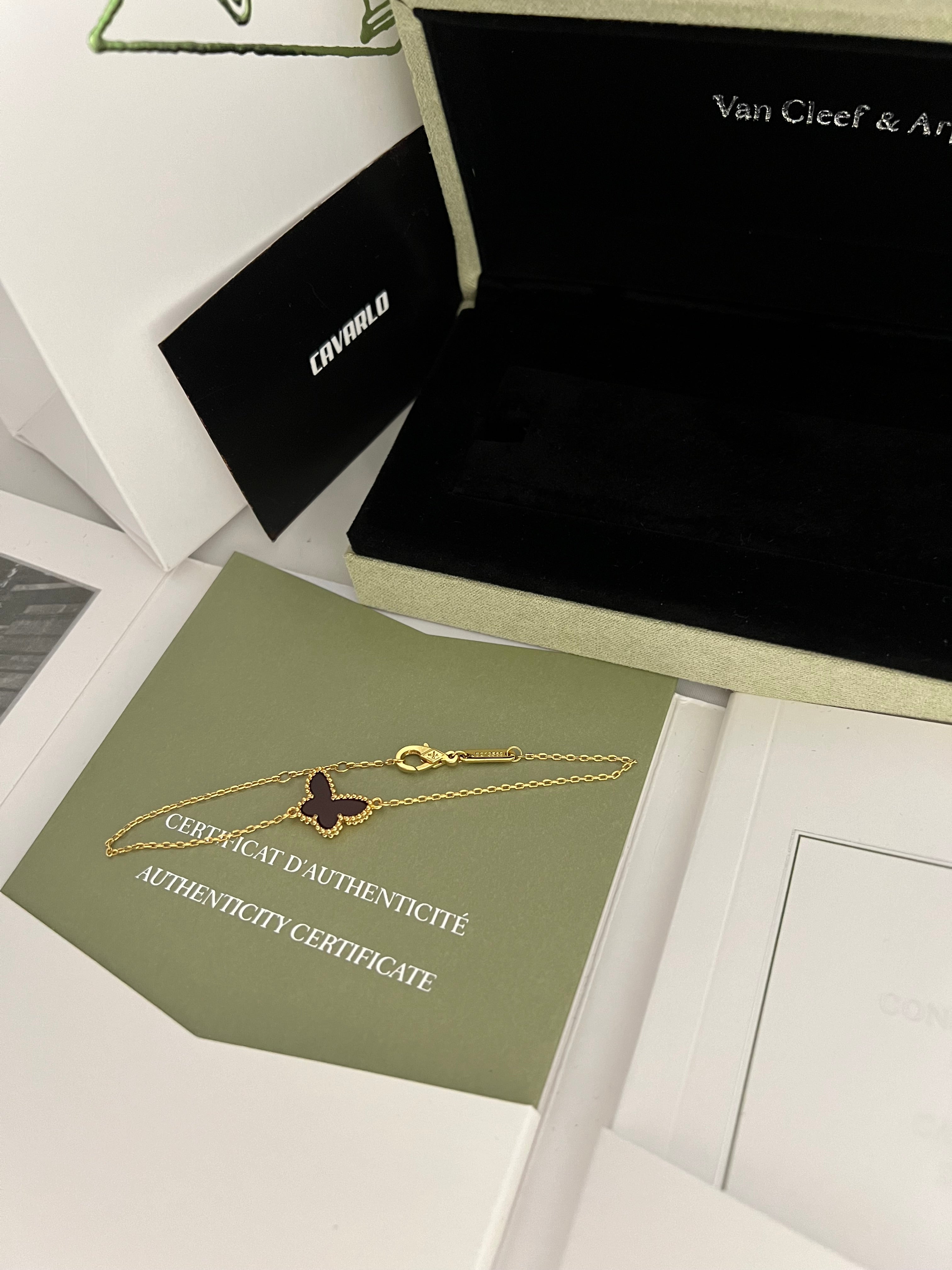 Carnelian Butterfly | Yellow Gold