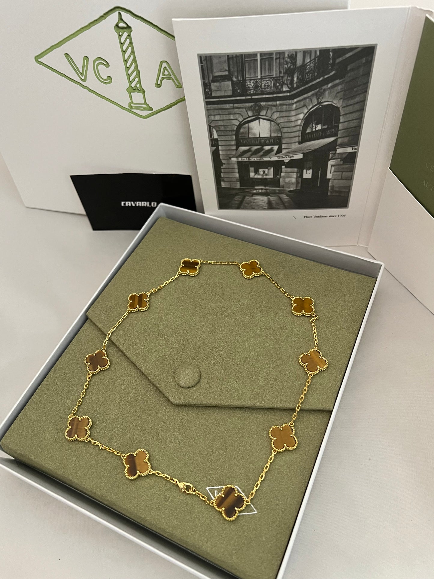 10 Motif Necklace fullset box + papers