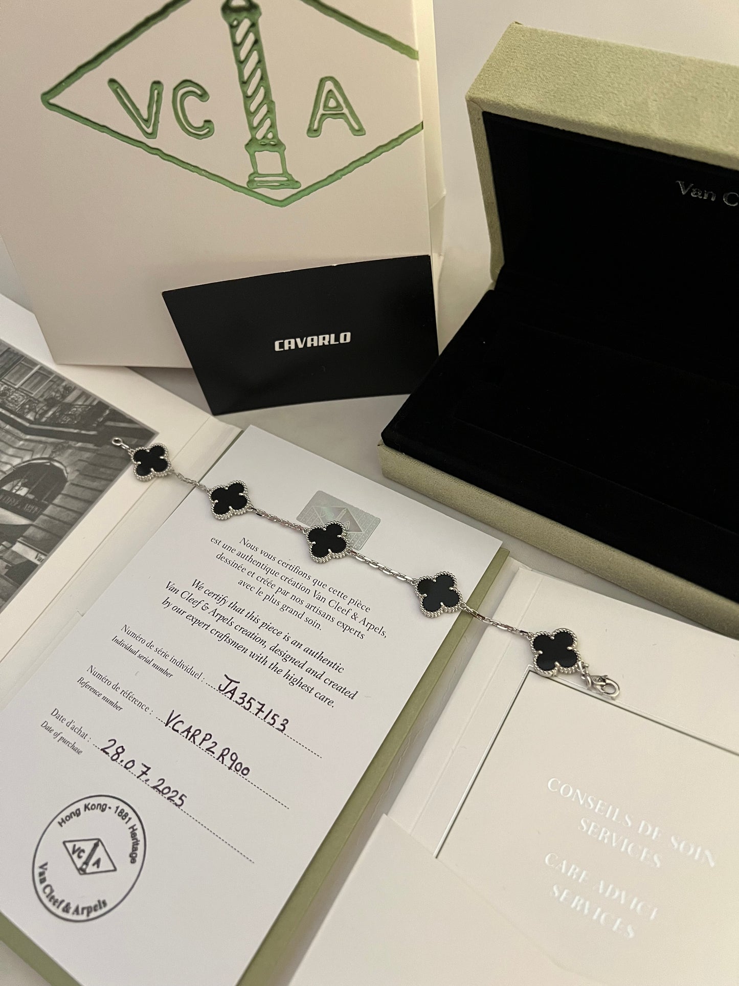 Onyx White Gold | Fullset with all box & paperwork