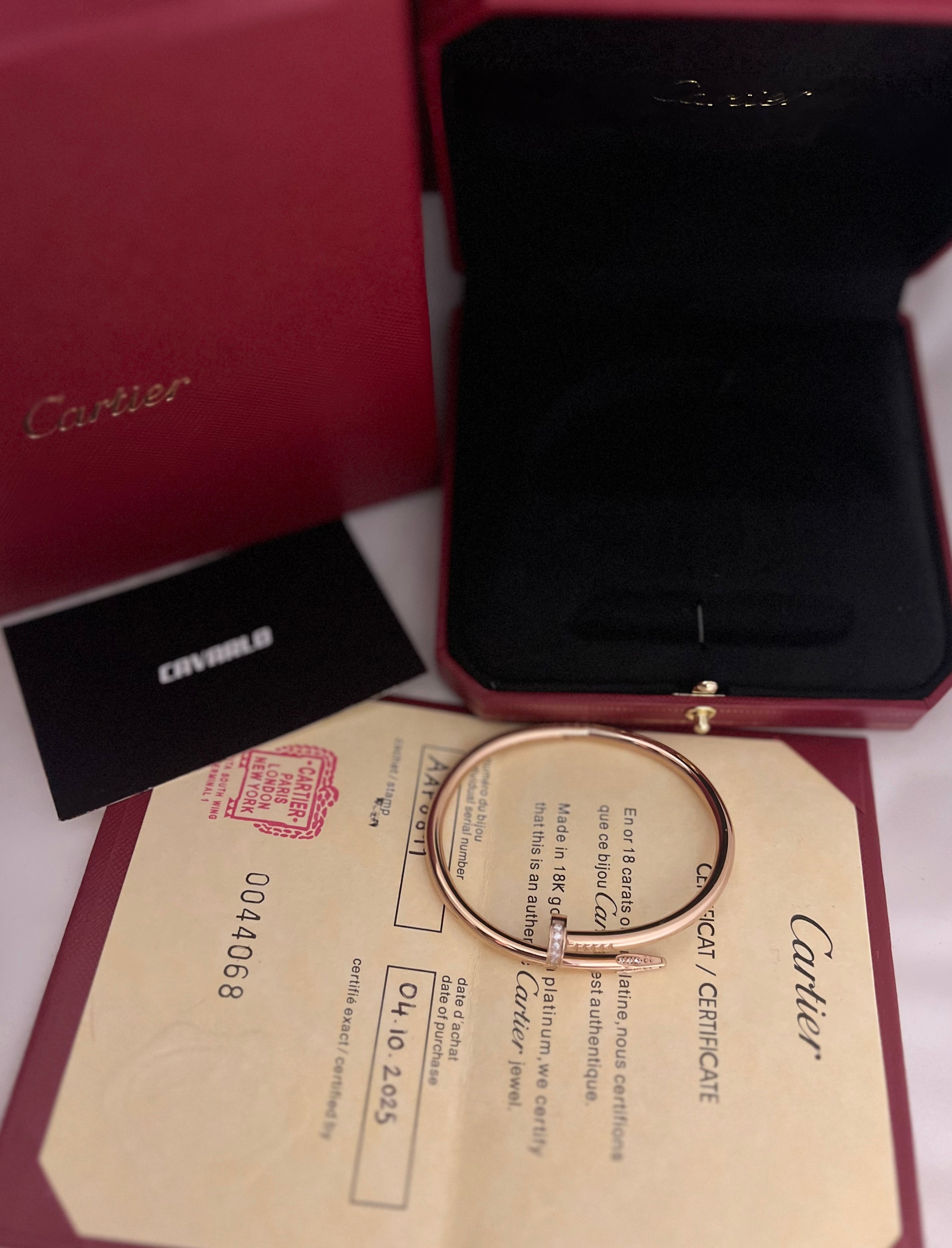 Dimond Nail Bracelet | Rose Gold