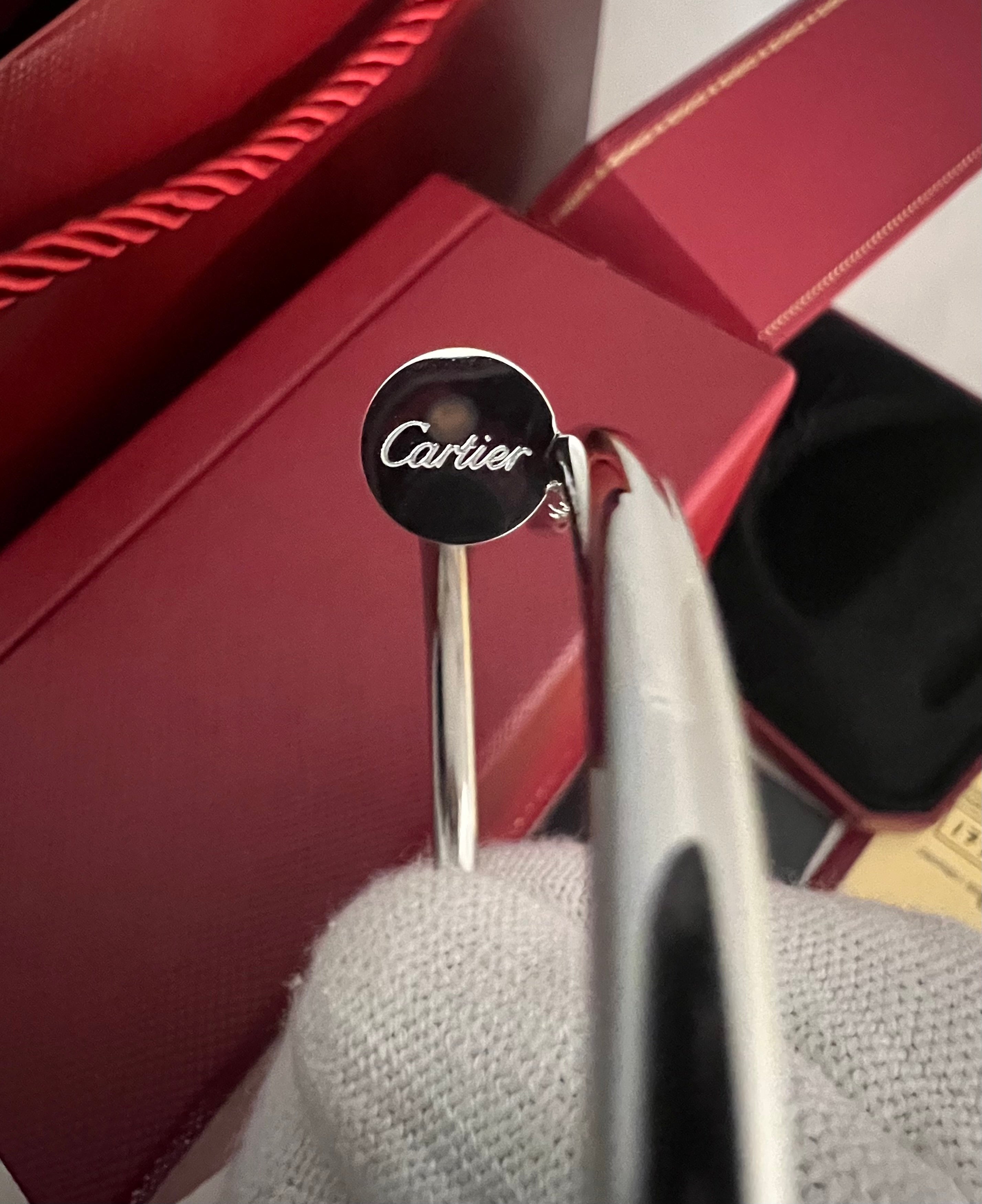 Dimond Nail Bracelet | White Gold