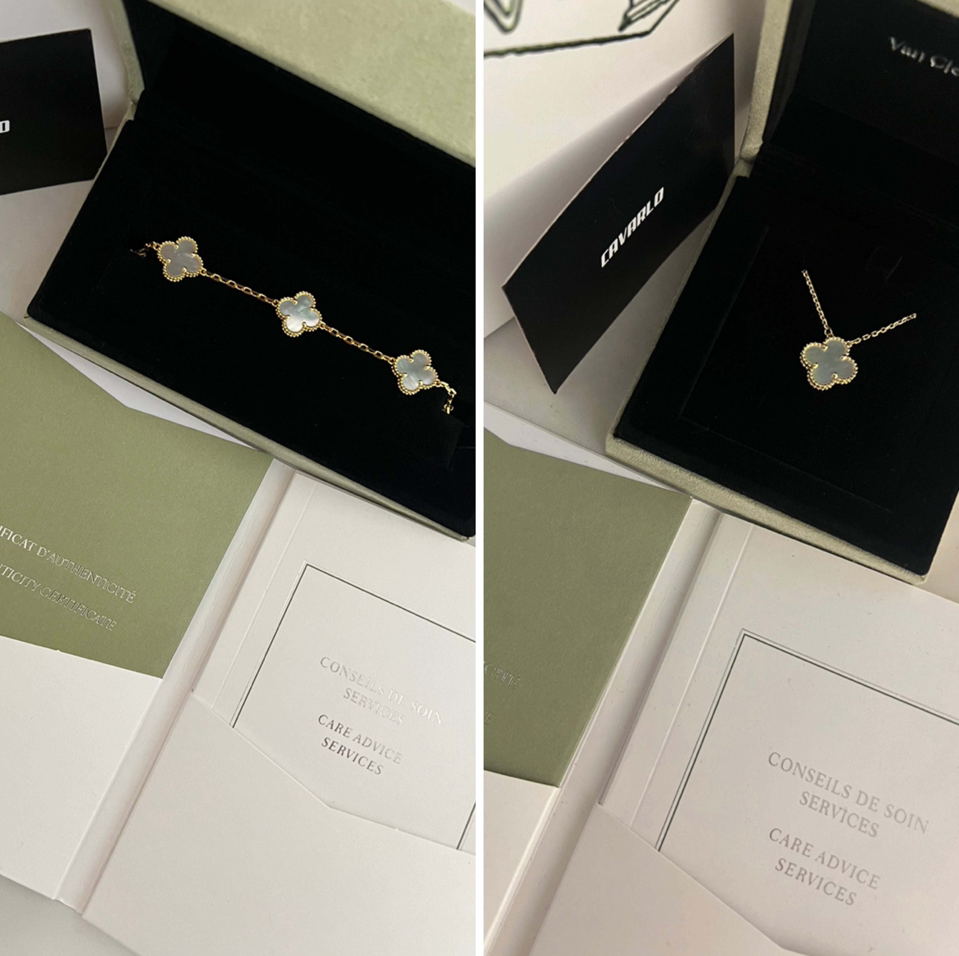 Mother of Pearl | Bracelet + Necklace