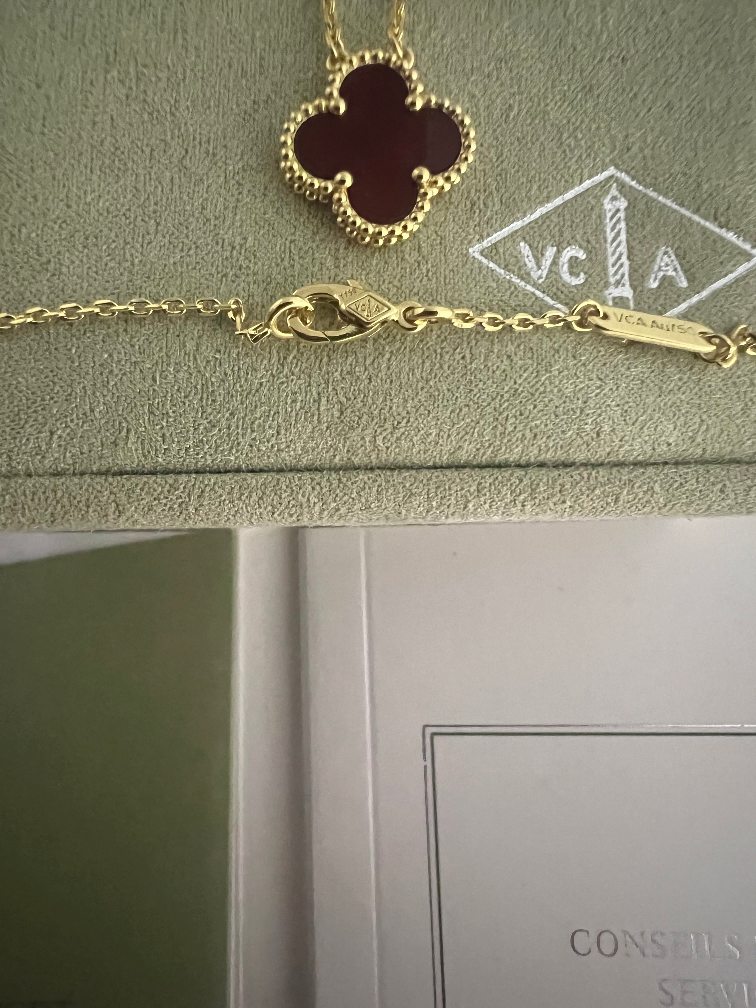 Carnelian Necklace | Yellow Gold