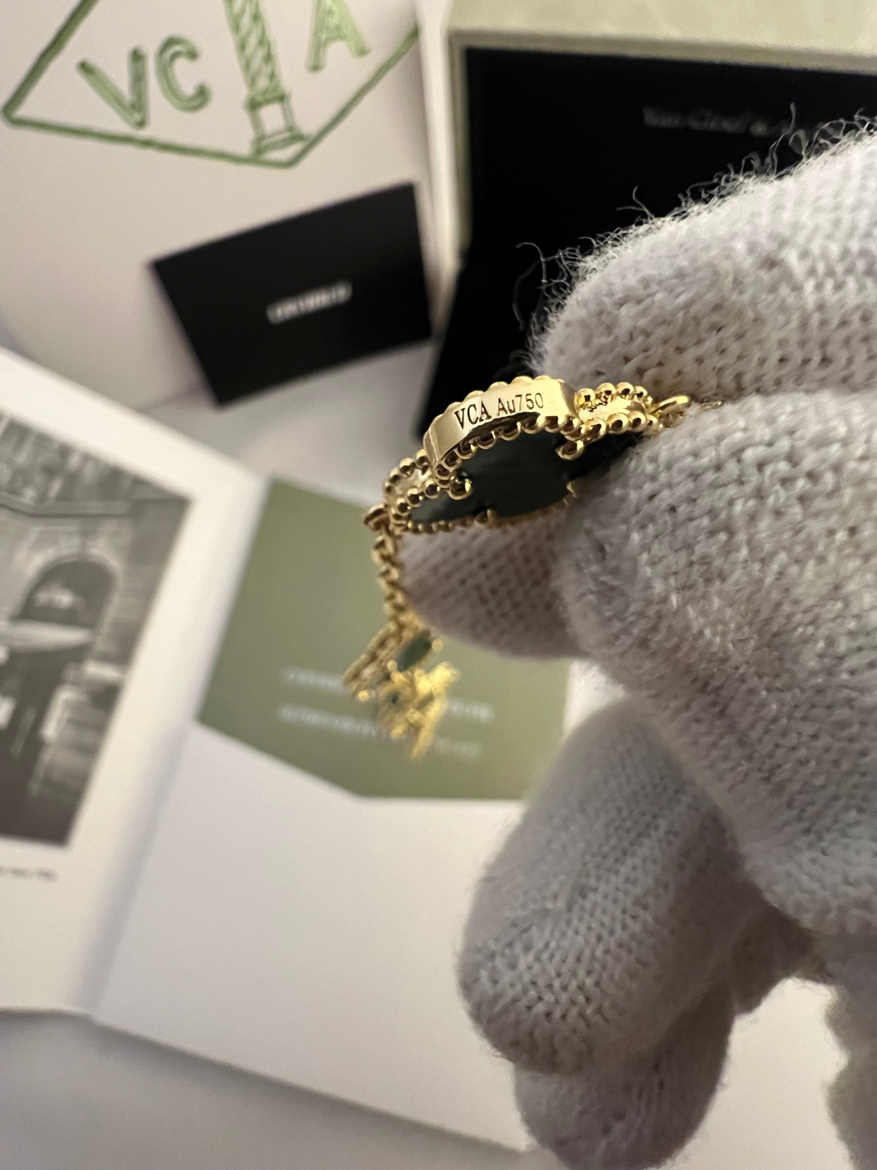 Malachite | Yellow Gold