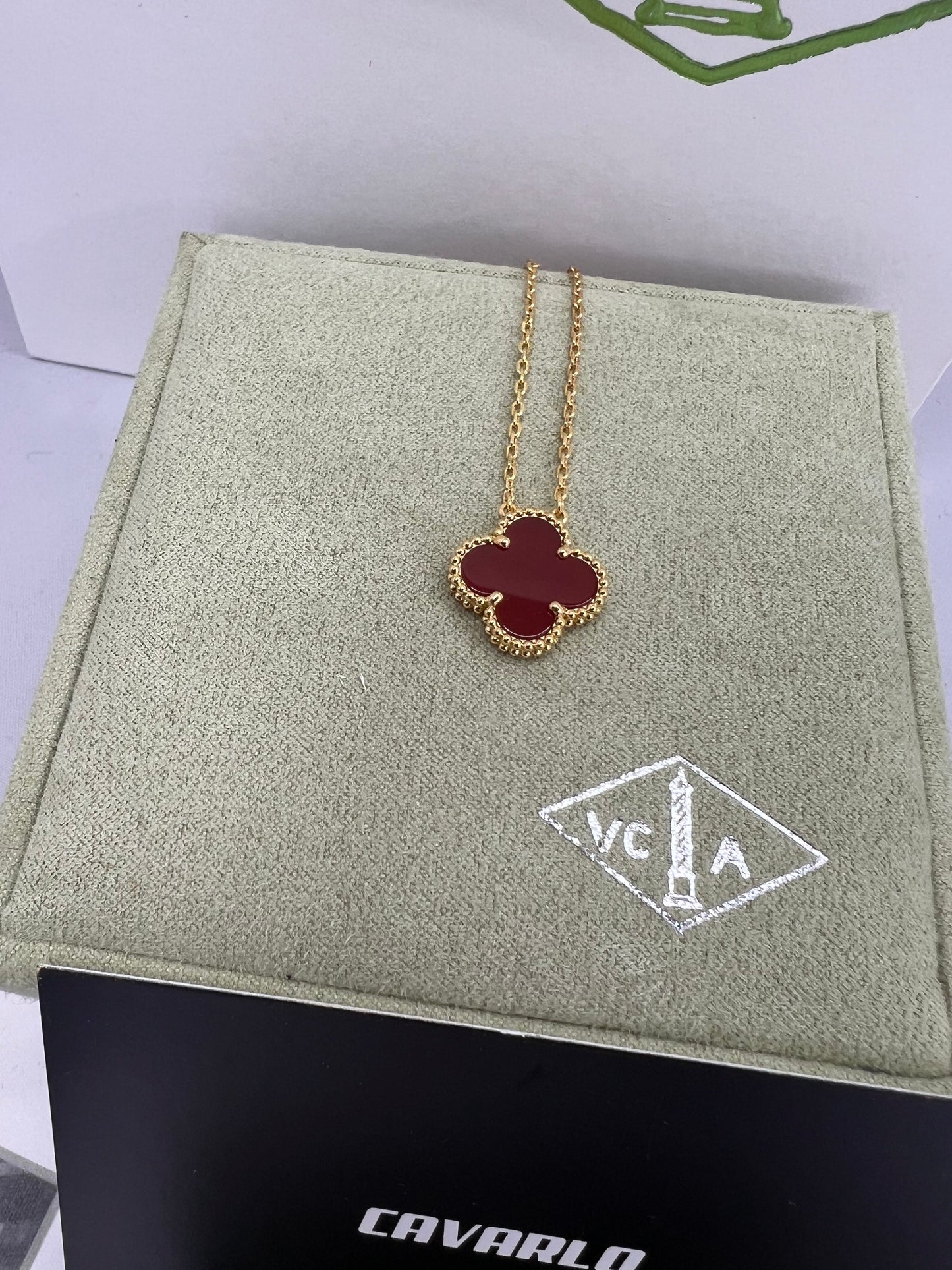 Carnelian necklace - Fullset with all box & paperwork