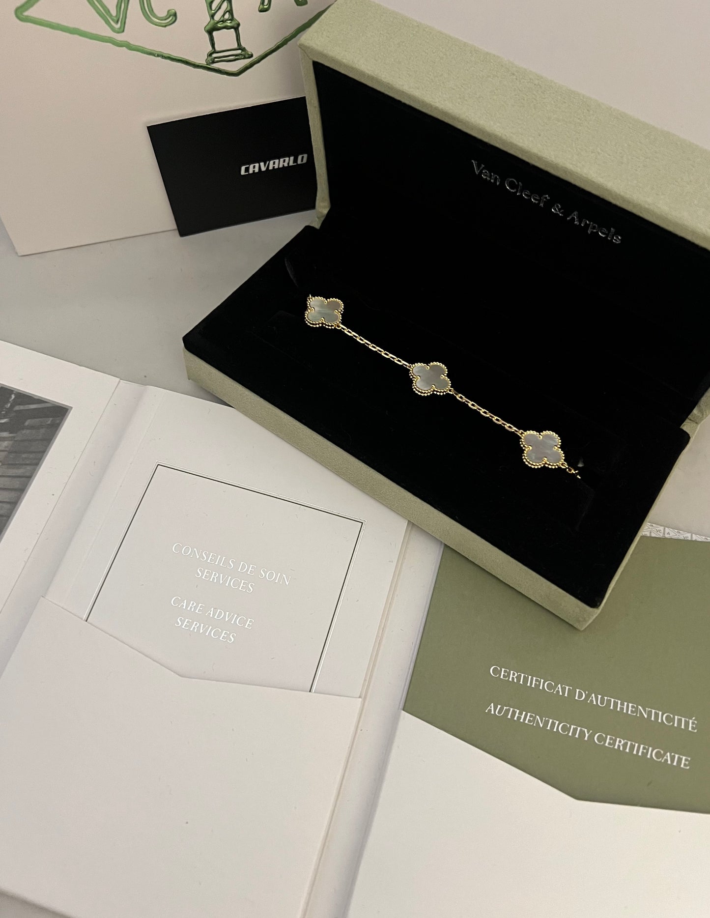 Alhambra 5 motif Bracelet set