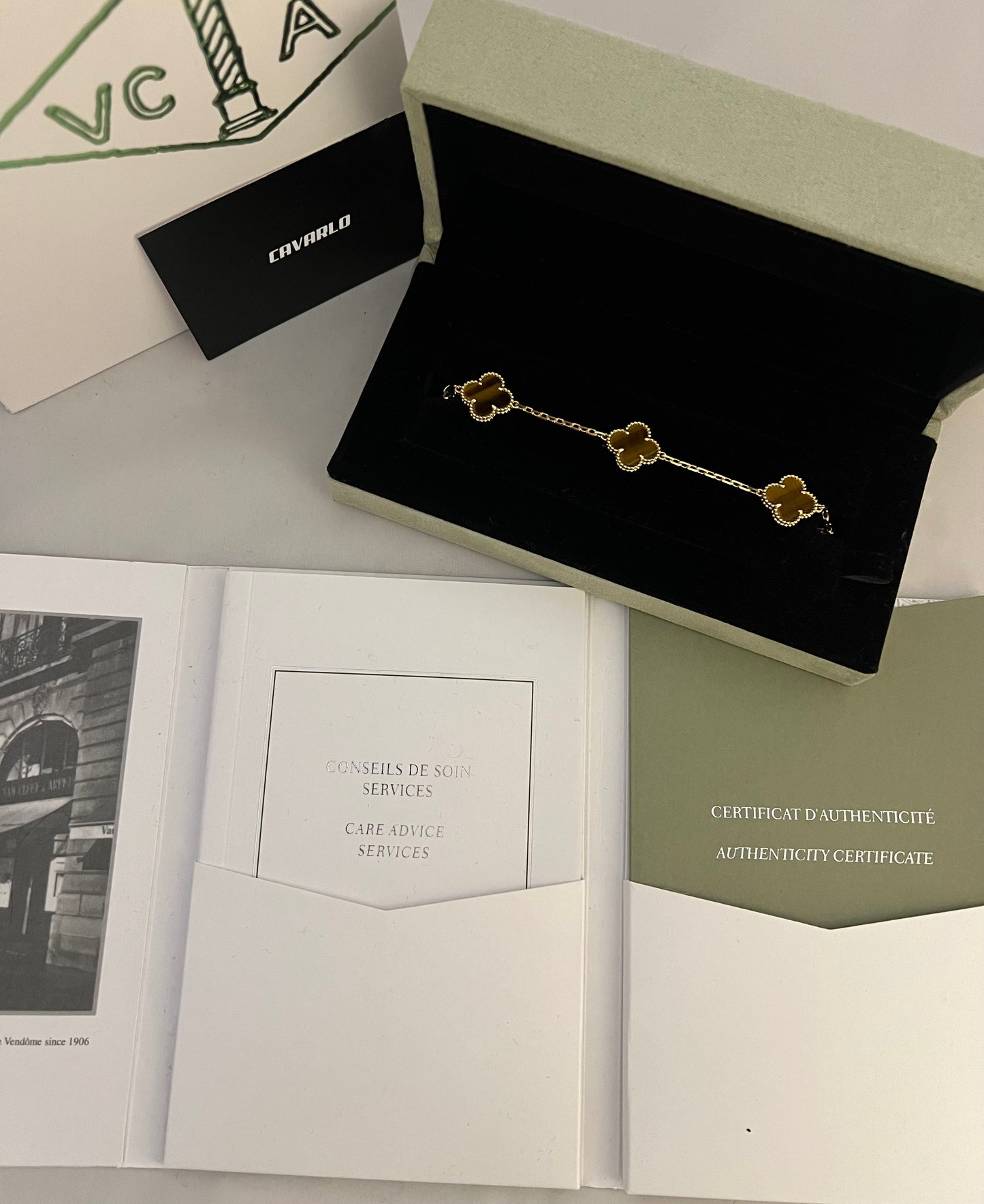 Alhambra 5 motif Bracelet set