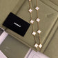 Mother of Pearl 10 motif necklace (rose gold) - Fullset with all box & paperwork