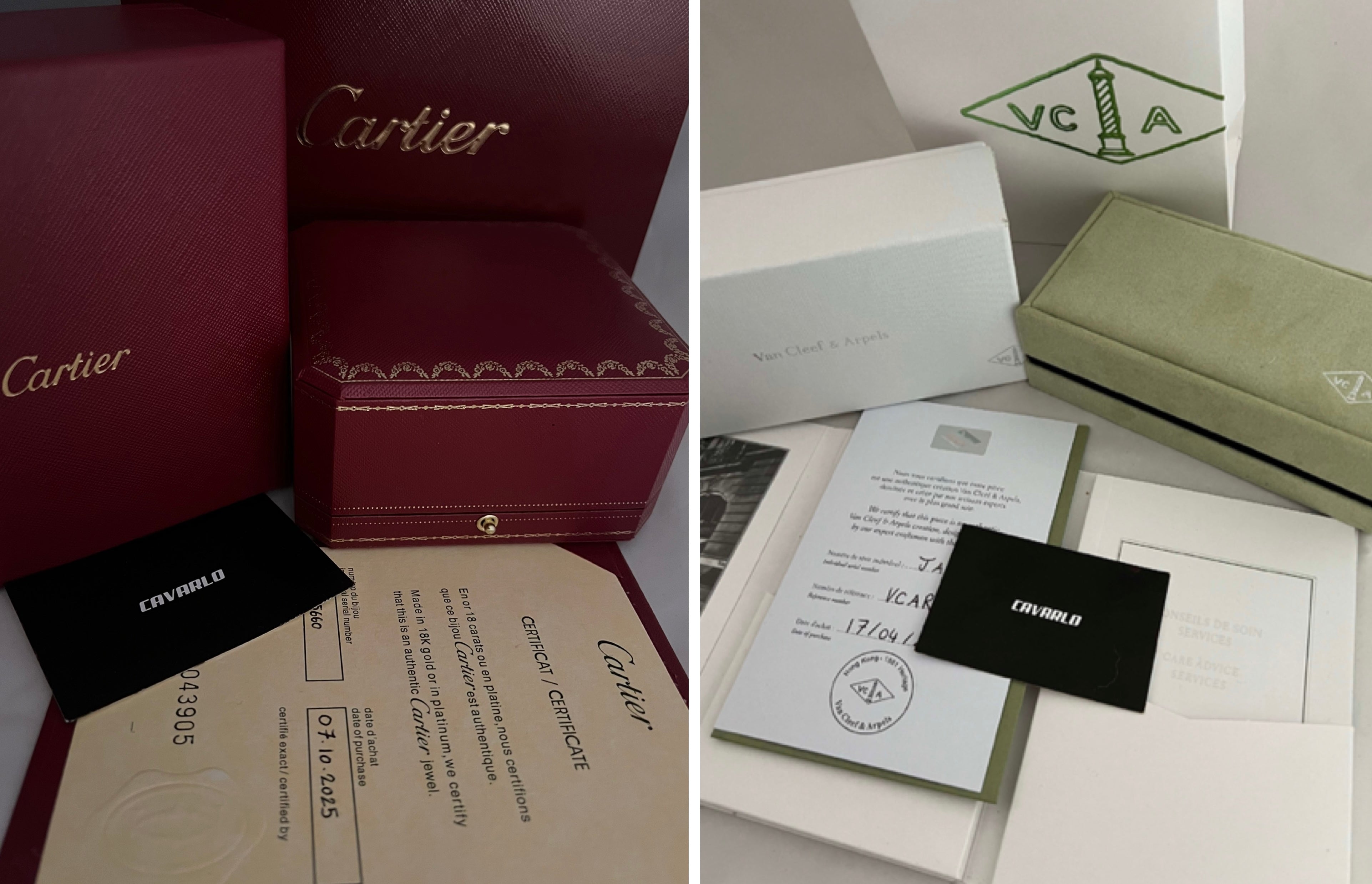 Diamond Nail Bracelet + Alhambra Bracelet | Yellow Gold