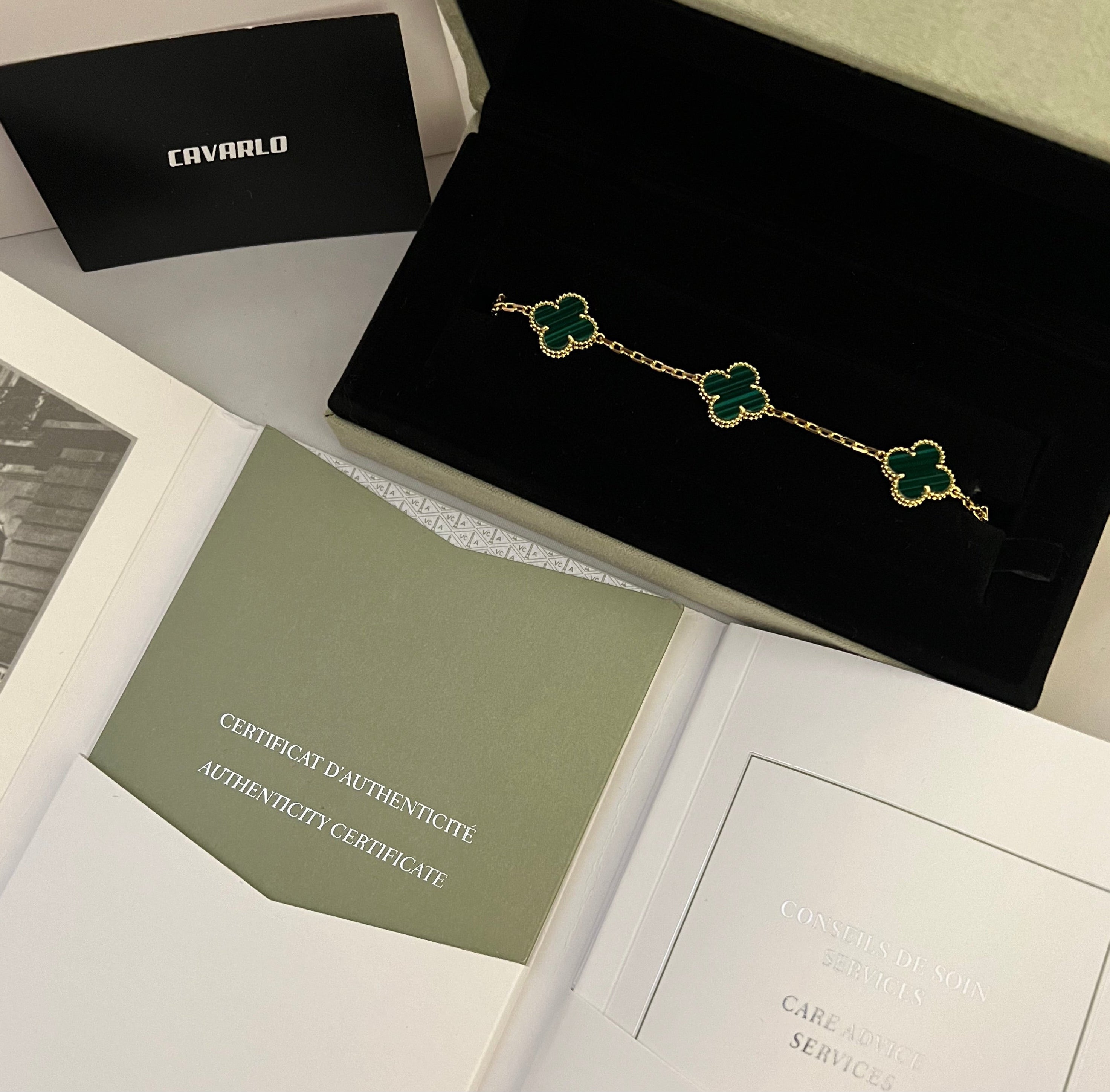 Malachite | Yellow Gold