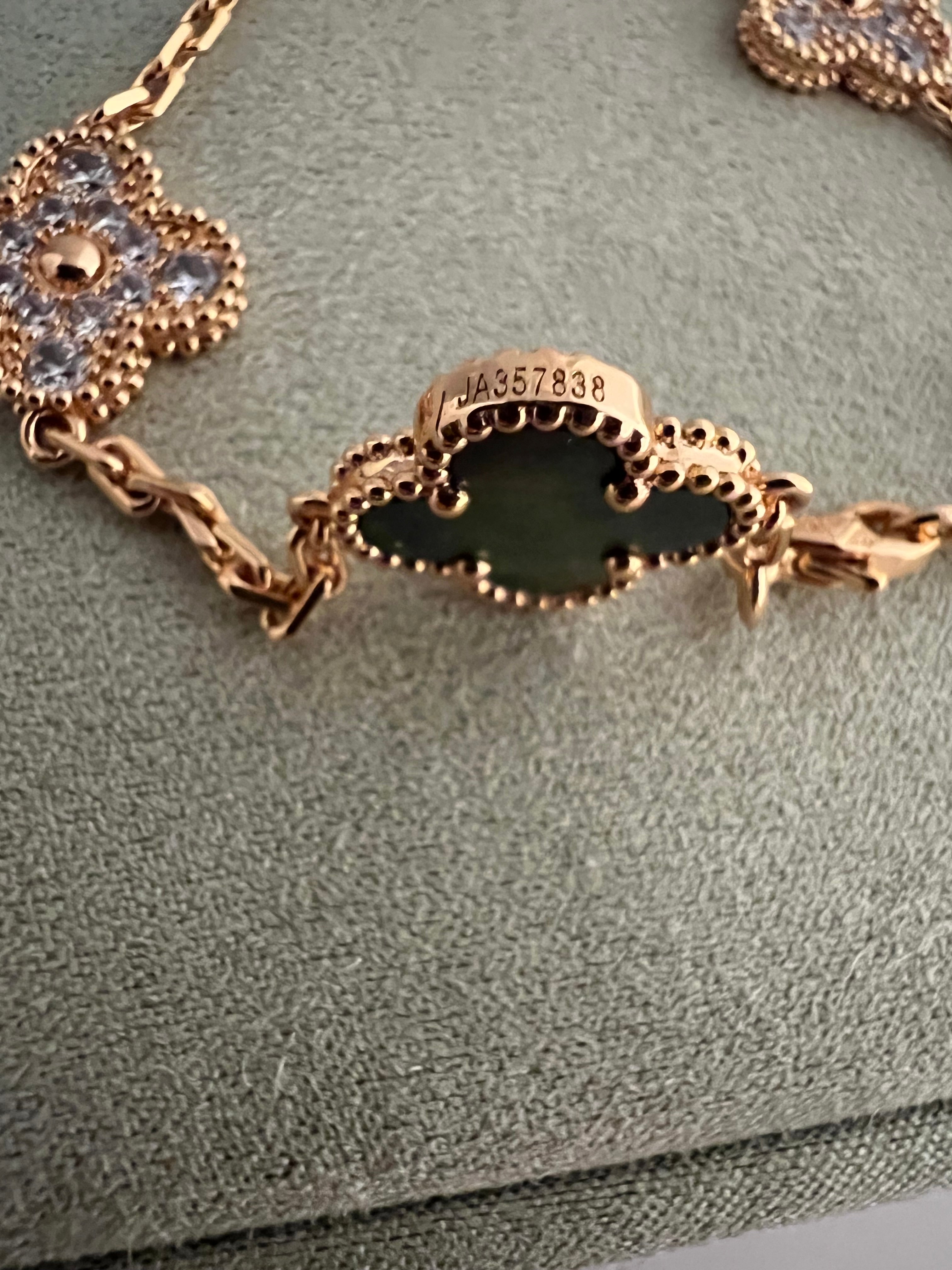 Diamond Dark Mother of Pearl | Rose Gold