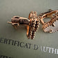 Mother of pearl Earrings (rose gold) - Fullset with all box & paperwork