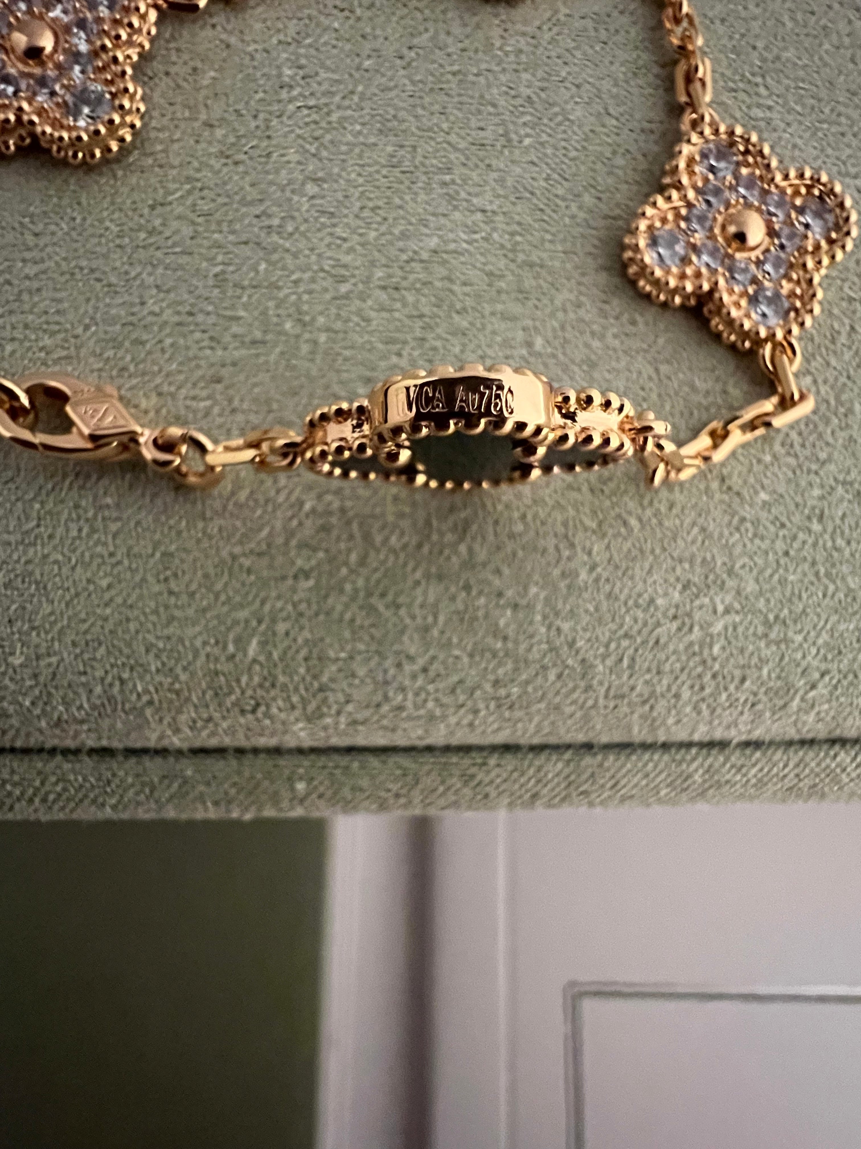 Diamond Dark Mother of Pearl | Rose Gold