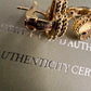 Guillochè Earrings (Yellow Gold) - Fullset with all box & paperwork