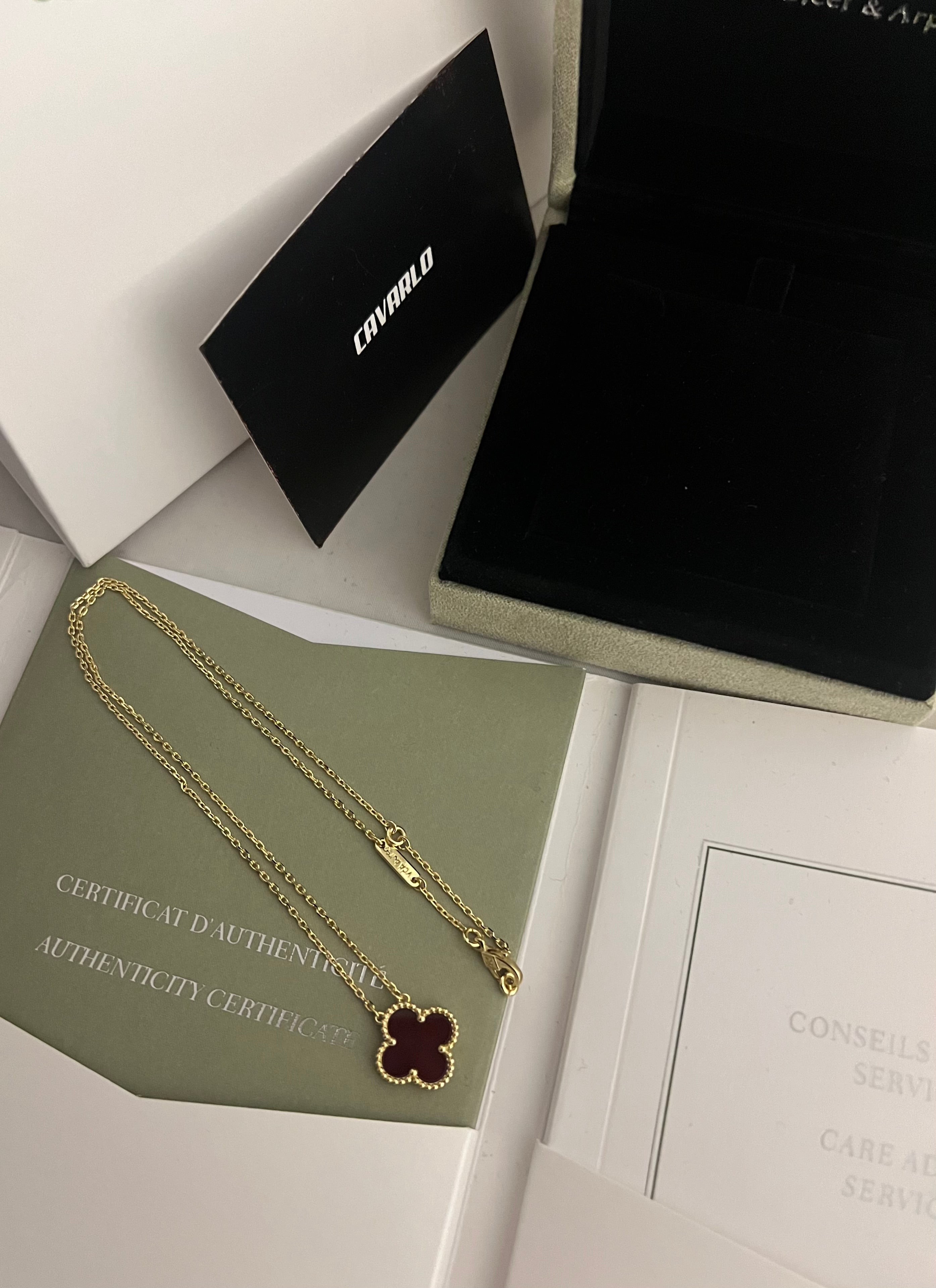 Carnelian Necklace | Yellow Gold