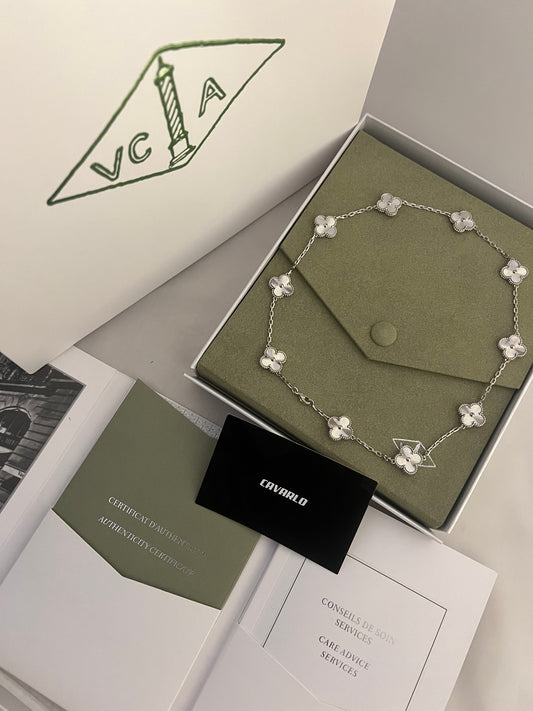 Guilloche 10 motif necklace - Fullset with all box & paperwork