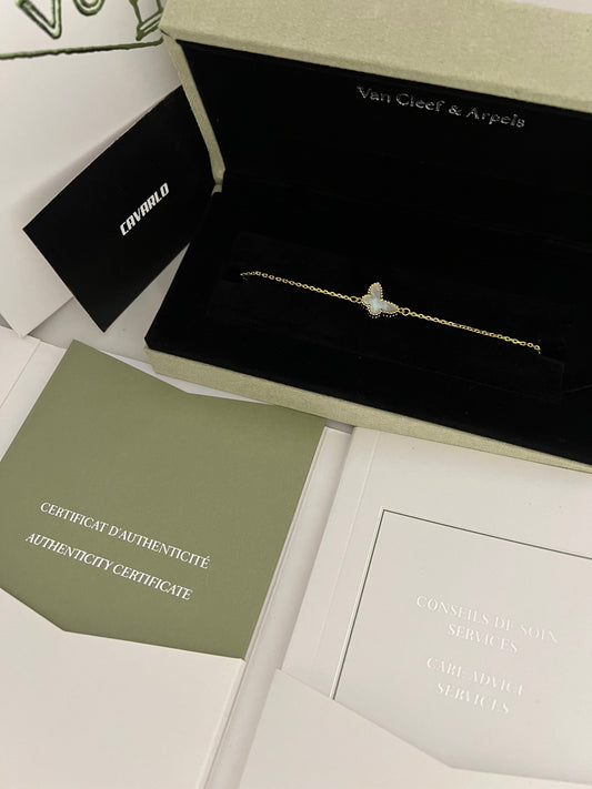 Mother of Pearl Butterfly | Fullset with box & paperwork