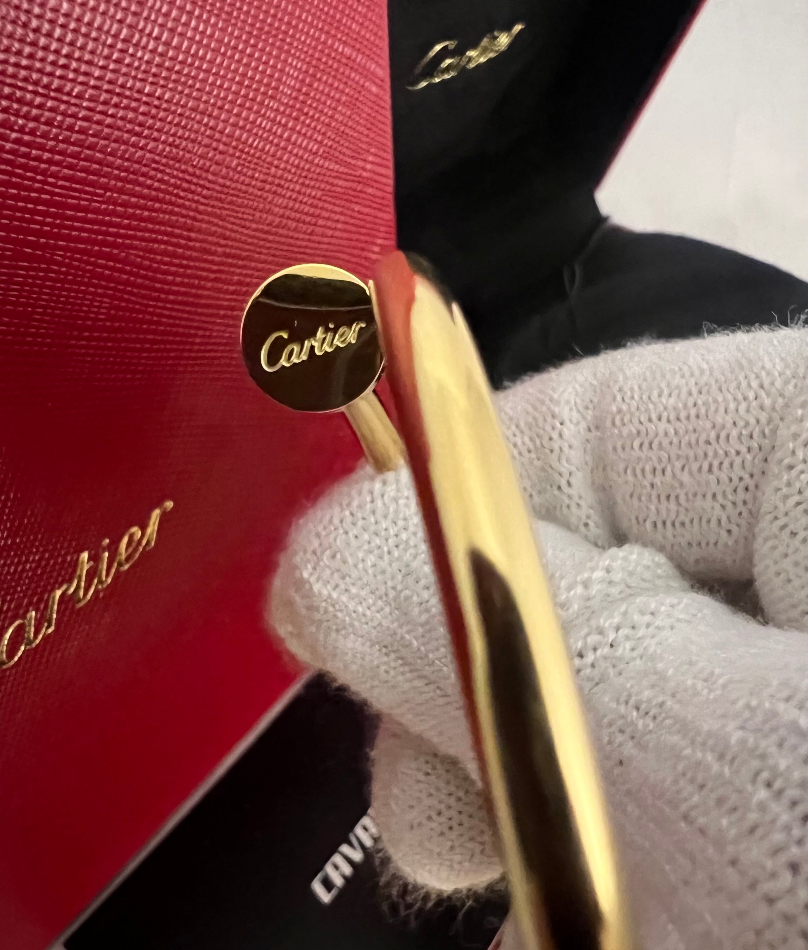 Dimond Nail Bracelet | Yellow Gold