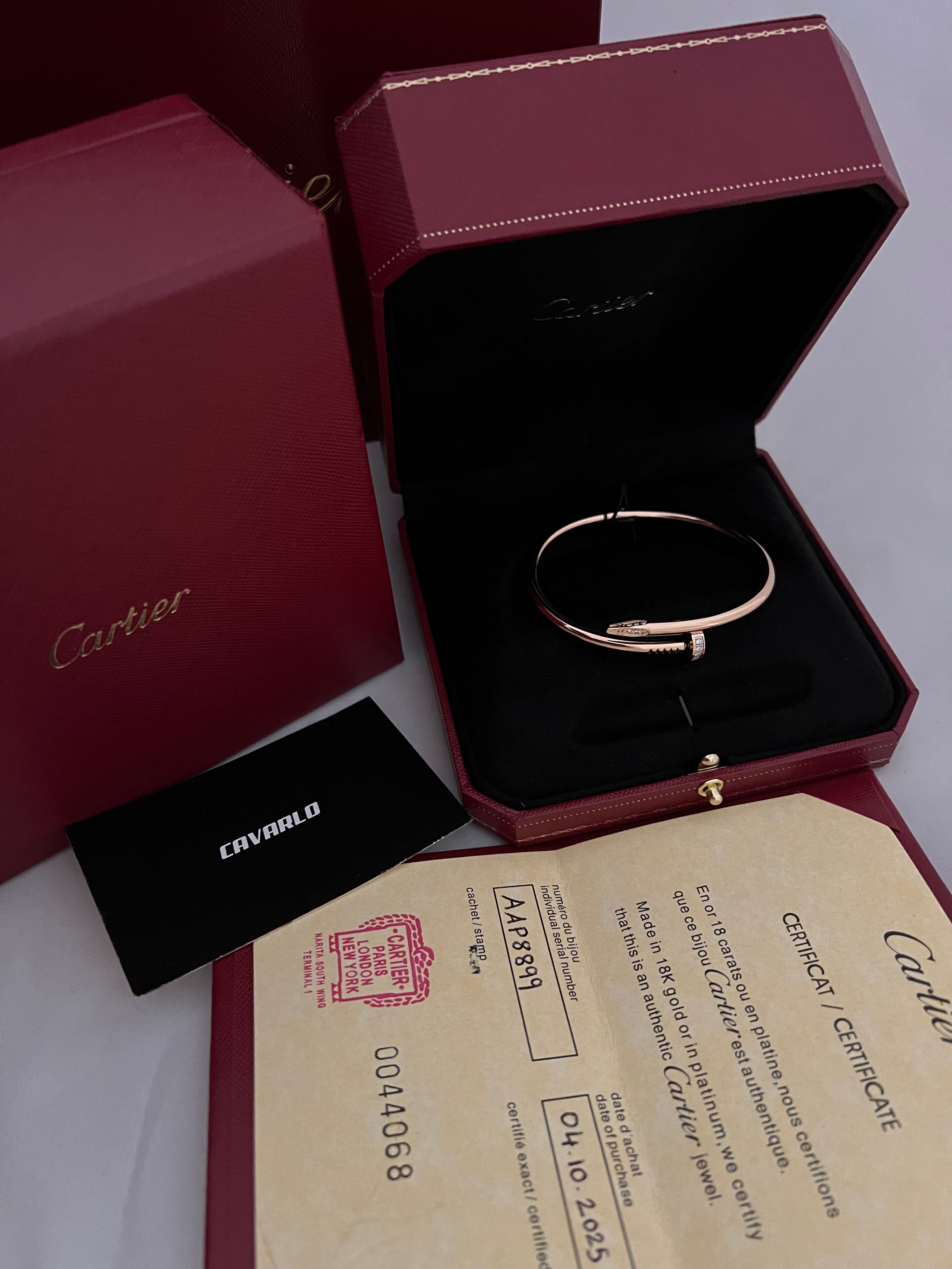 Diamond Nail Bracelet + Alhambra bracelet | Rose Gold