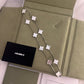 Mother of Pearl 10 motif necklace (white gold) - Fullset with all box & paperwork