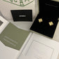 Guillochè Earrings (Yellow Gold) - Fullset with all box & paperwork