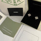 Mother of pearl Earrings (white gold) - Fullset with all box & paperwork