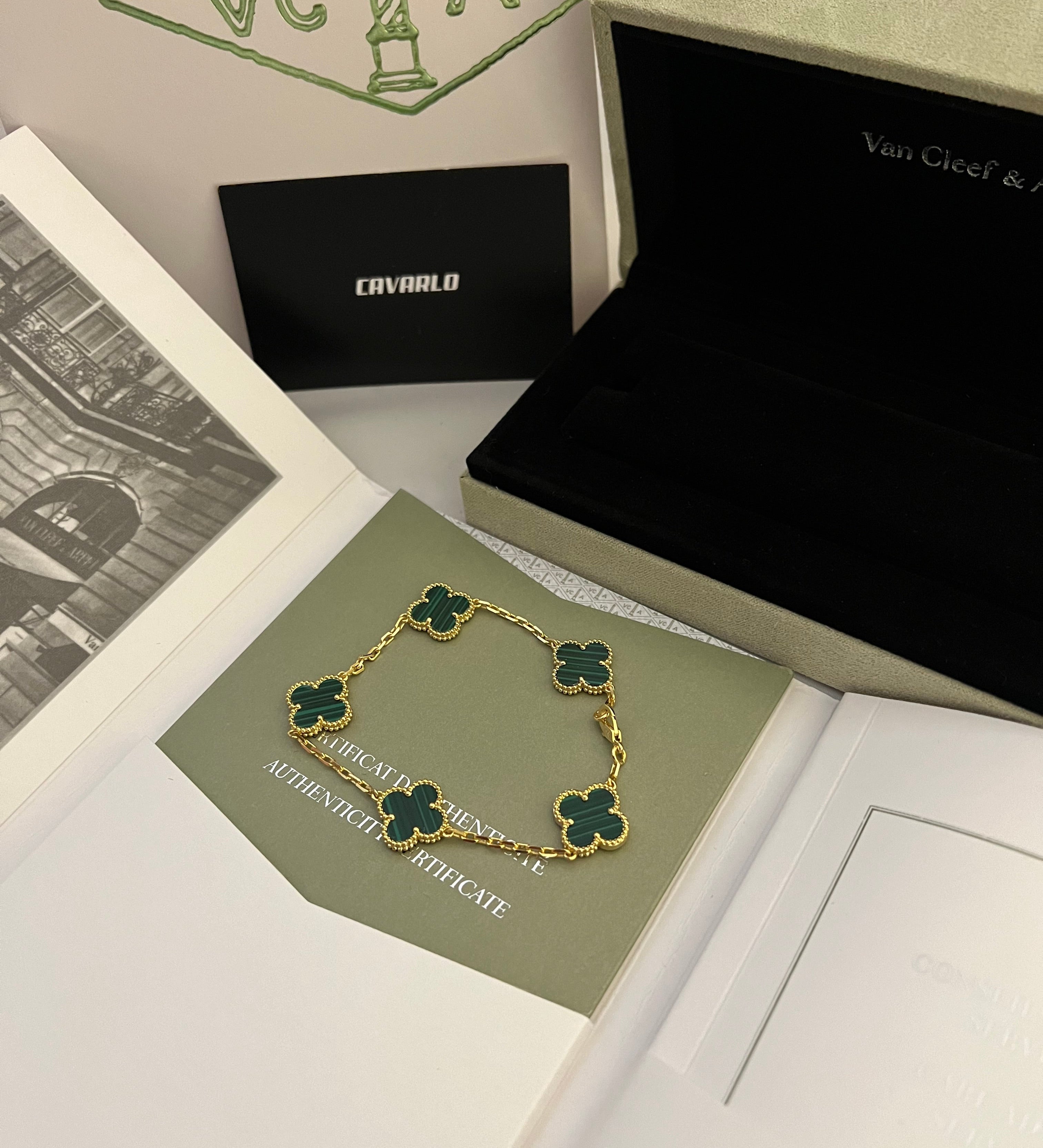 Malachite | Yellow Gold