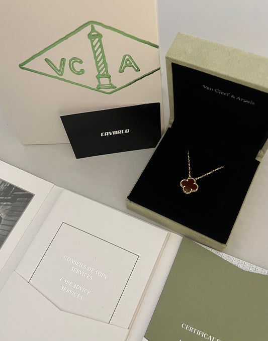 Carnelian necklace - Fullset with all box & paperwork
