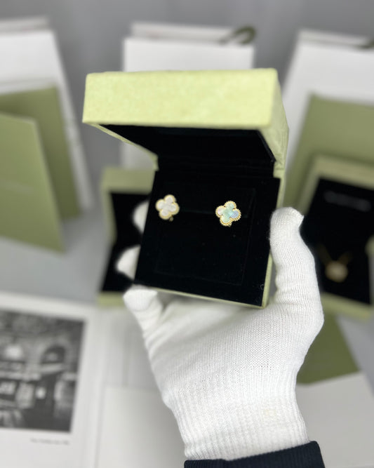 Mother of Pearl Earrings - Fullset with all box & paperwork
