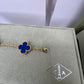 Agate Blue 5 motif bracelet - Fullset with all box & paperwork