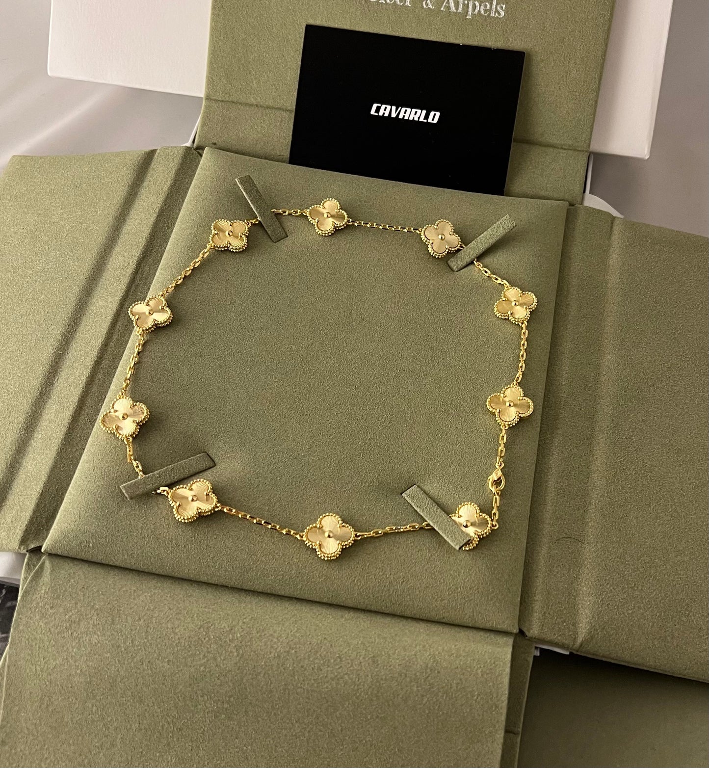 Guilloche 10 motif necklace - Fullset with all box & paperwork