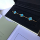 VCA 18k Gold-Plated Bracelet Set Box + All Paperwork Included