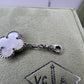 Mother of Pearl 5 motif bracelet - Fullset with all box & paperwork (white gold)