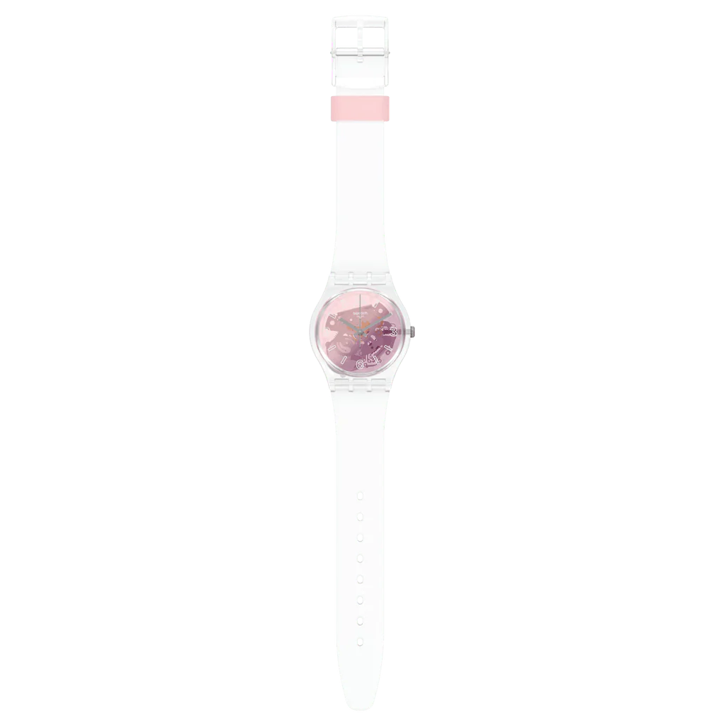 Γυναικείο ρολόι Swatch Pink Disco Fever GE290 