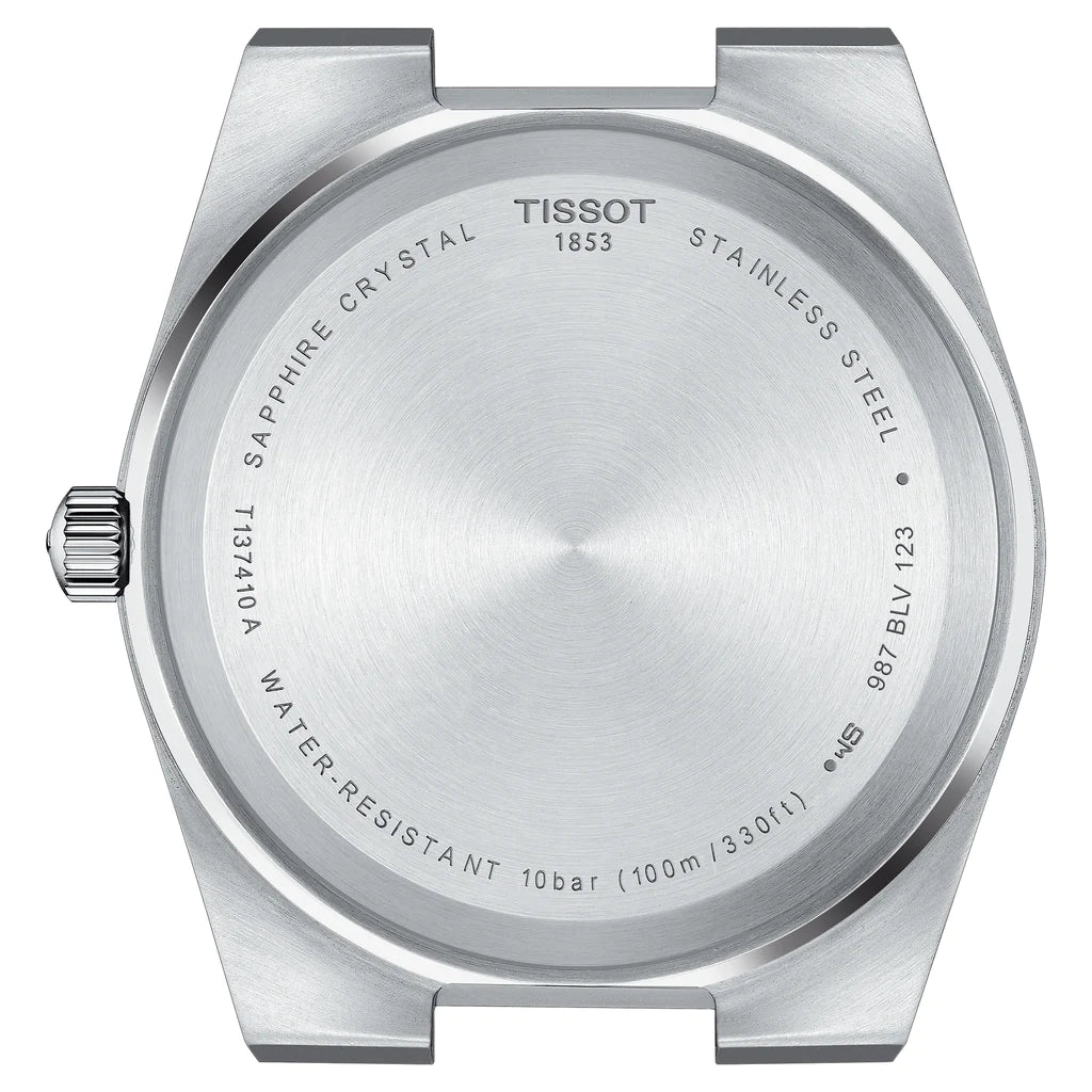 Ανδρικό μπλε ρολόι Tissot Prx T137.410.11.041.00 