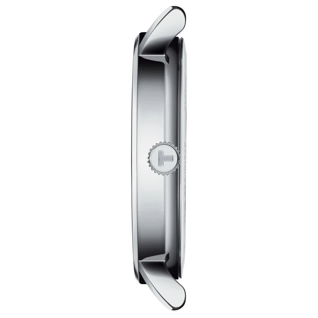 Ανδρικό ασημένιο ρολόι Tissot Everytime Gent T143.410.11.011.00 