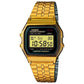 Casio Classic Vintage Retro Unisex Χρυσό Ρολόι A159WGEA-1EF 