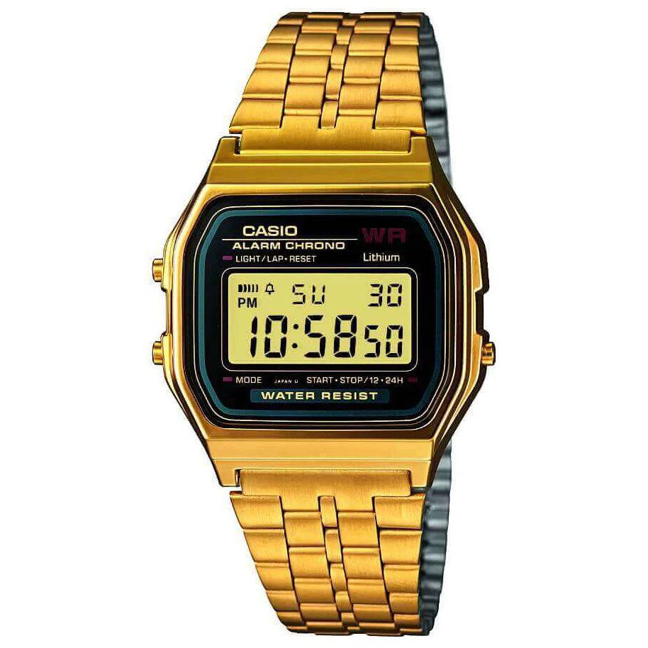 Casio Classic Vintage Retro Unisex Gold Watch A159WGEA-1EF