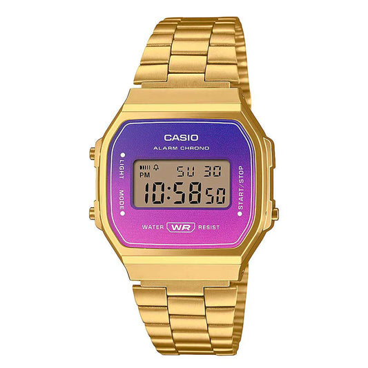 Ανδρικό χρυσό ρολόι Casio Vintage A168WERG-2AEF 