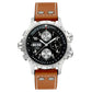 Ανδρικό καφέ ρολόι Hamilton Khaki Aviation XWind Auto Chrono H77616533 