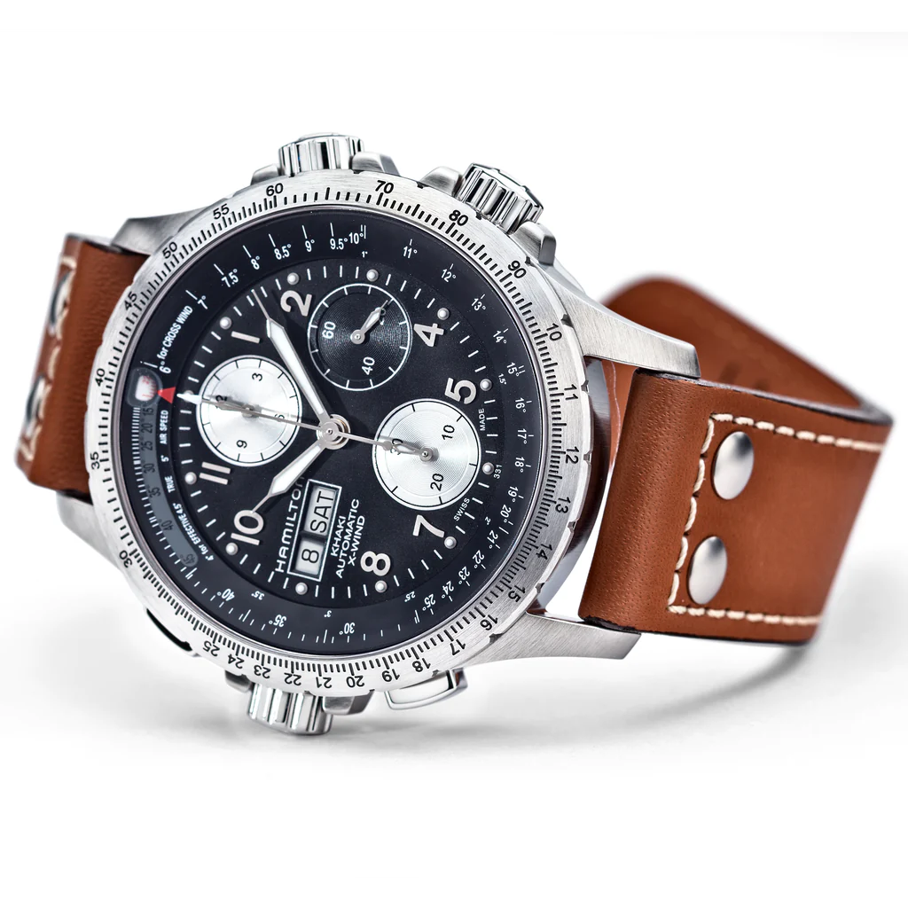 Hamilton Khaki Aviation XWind Auto Chrono Men's Brown Watch H77616533