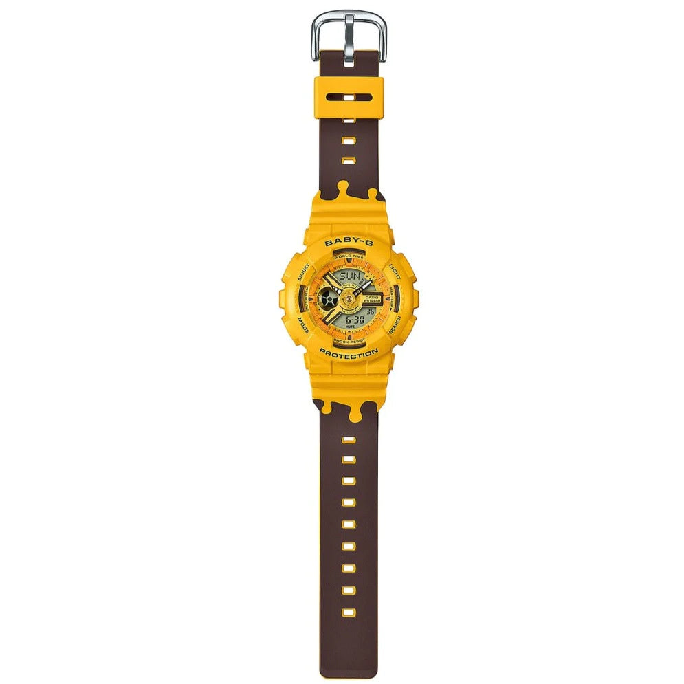 Ανδρικό κίτρινο ρολόι Casio Baby-G BA-110XSLC-9AER 