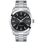 Ανδρικό μαύρο ρολόι Tissot Gentleman Powermatic 80 Silicium T127.407.11.051.00 