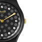 Swatch Sparkle Night Bioceramic Νέας σεζόν Unisex Μαύρο ρολόι SO31B102 