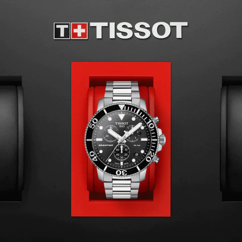 Tissot Seastar 1000 Chronograph Men's Graded Blue Watch T120.417.11.051.00