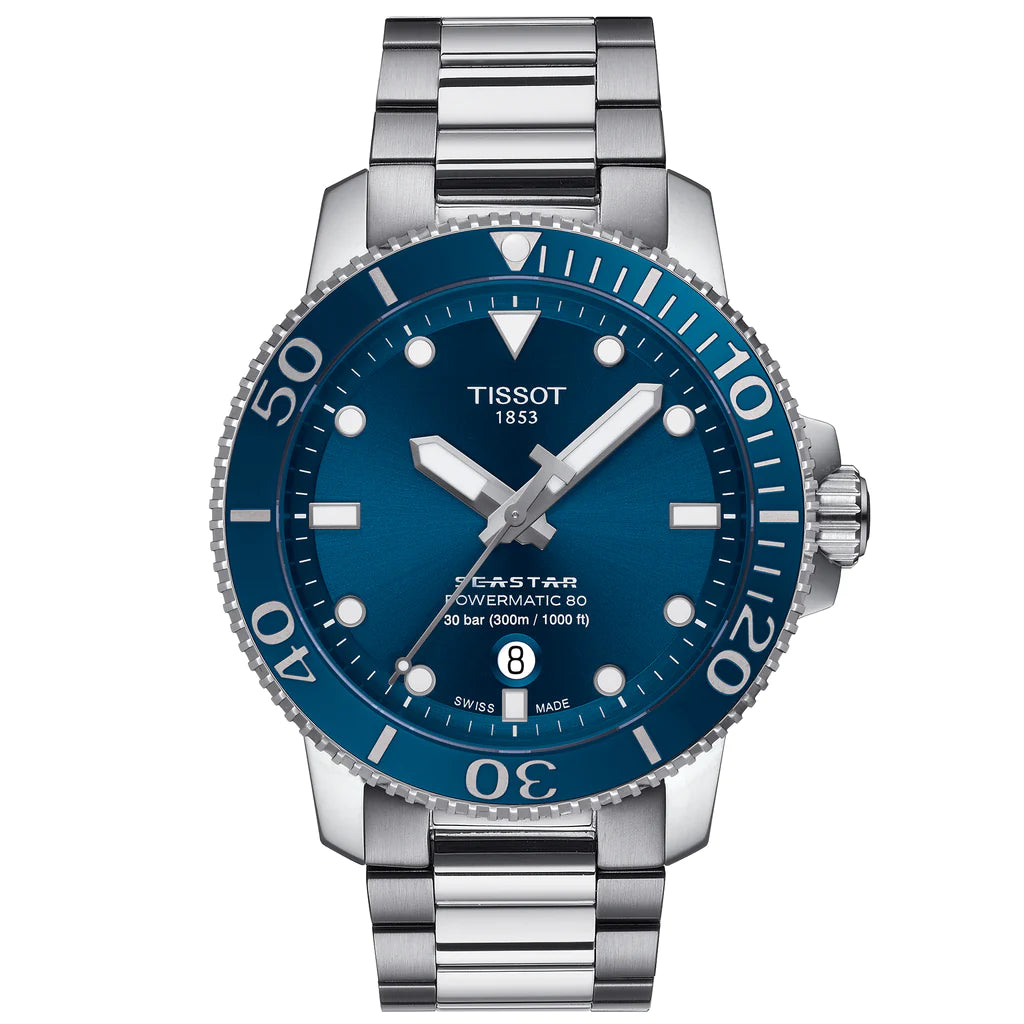 Tissot Seastar 1000 Powermatic 80 Men's Blue Watch T120.407.11.041.03