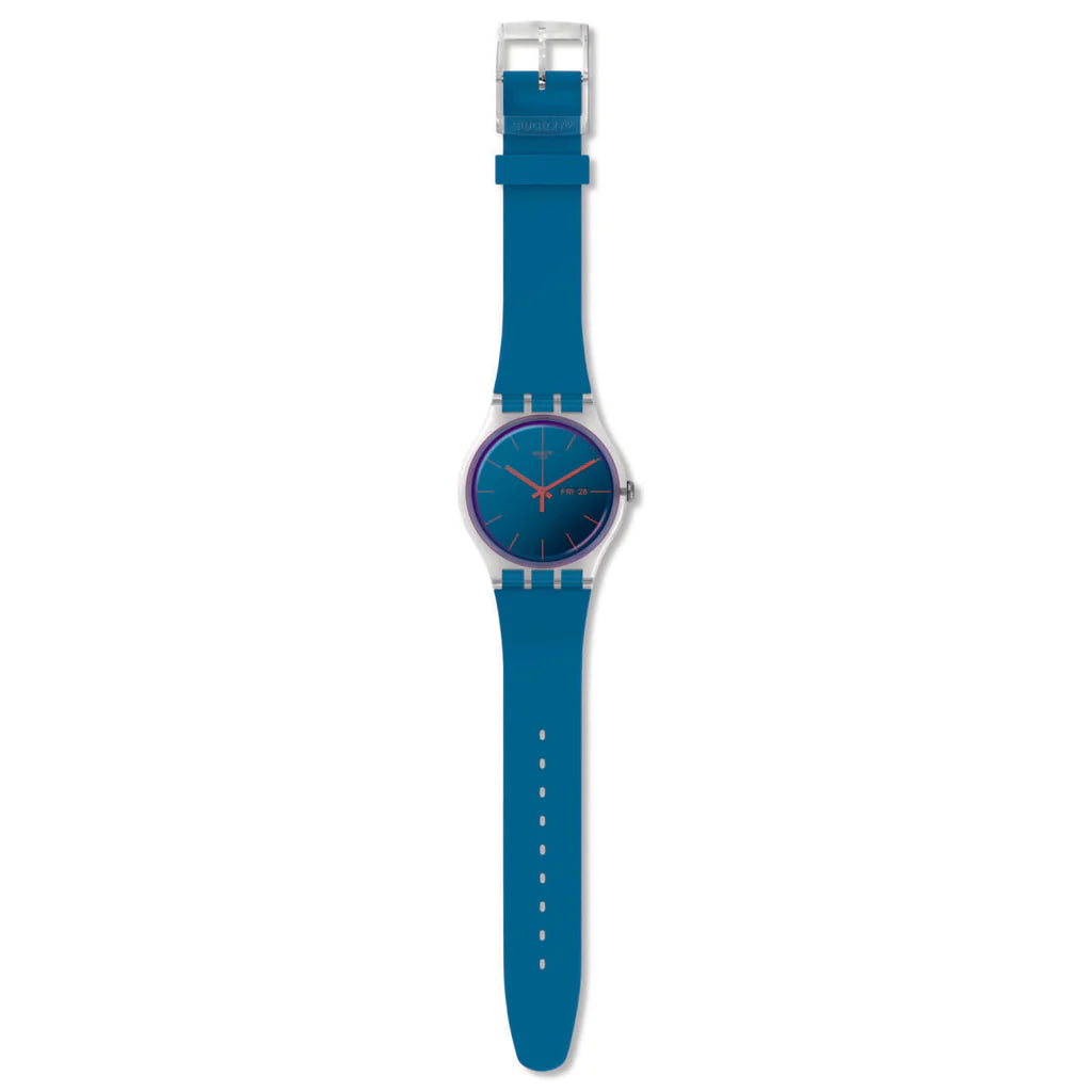 Swatch Polablue Core Collection Men's Blue Watch SUOK711