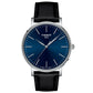 Ανδρικό μπλε ρολόι Tissot Everytime Gent T143.410.16.041.00 
