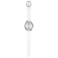 Γυναικείο λευκό ρολόι Swatch Bright Blaze Skin and Irony New Season SYXS143 